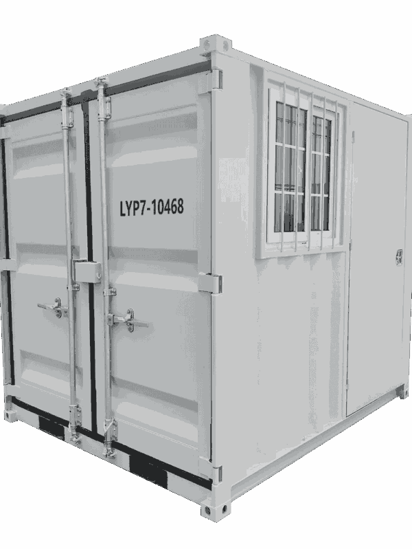 Container marittimo standard da 12 piedi bianco