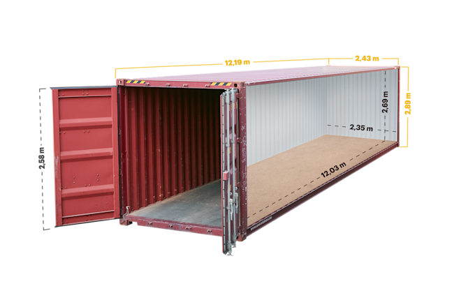 Contenitore High Cube 40 piedi – Usato - immagine 5