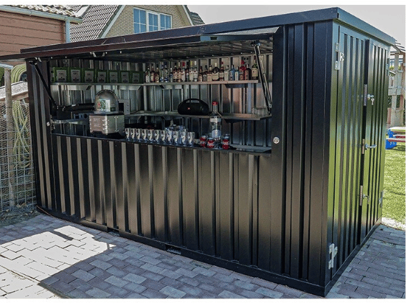 Contenitore Bar Démontable 3×2 Metri – Soluzione Compatta e Versatile