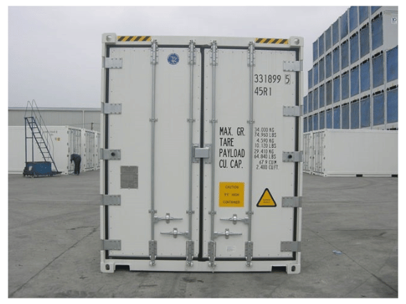 Contenitore Frigorifero 45 Piedi Reefer – Soluzione Ideale per Stoccaggio