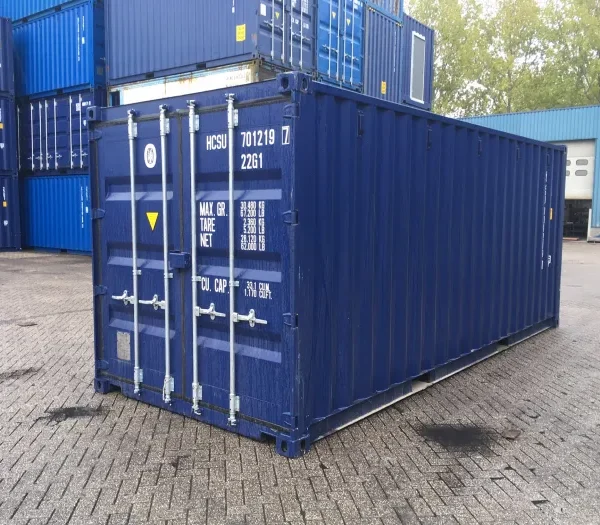 Container standard da 20 piedi con pavimento in acciaio